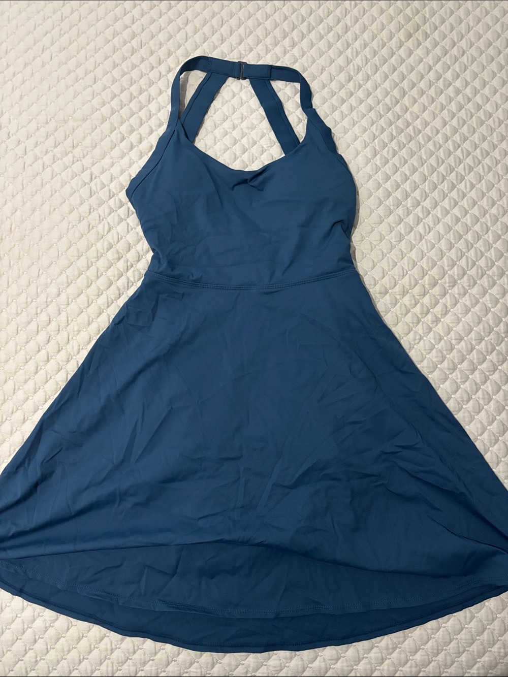 Blue A-Line Active Dress